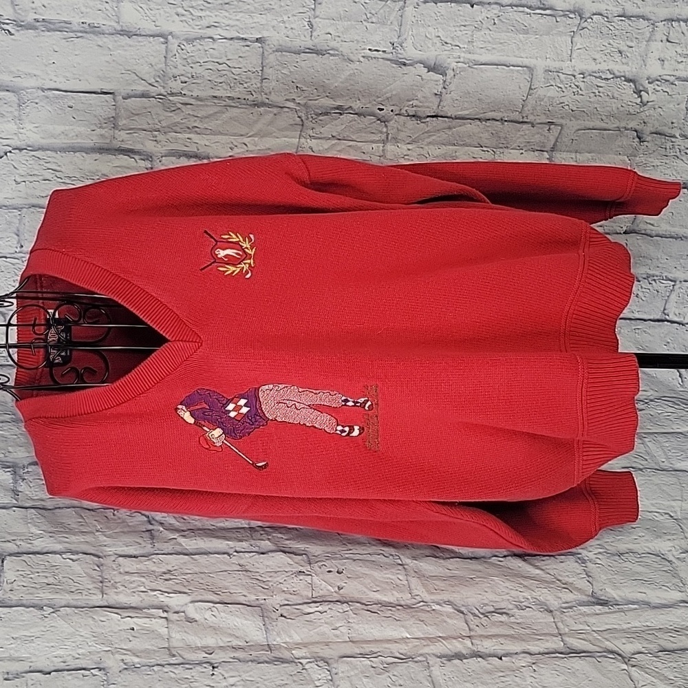 NUTMEG MILLS VINTAGE Men's Golf Sweater XL‎